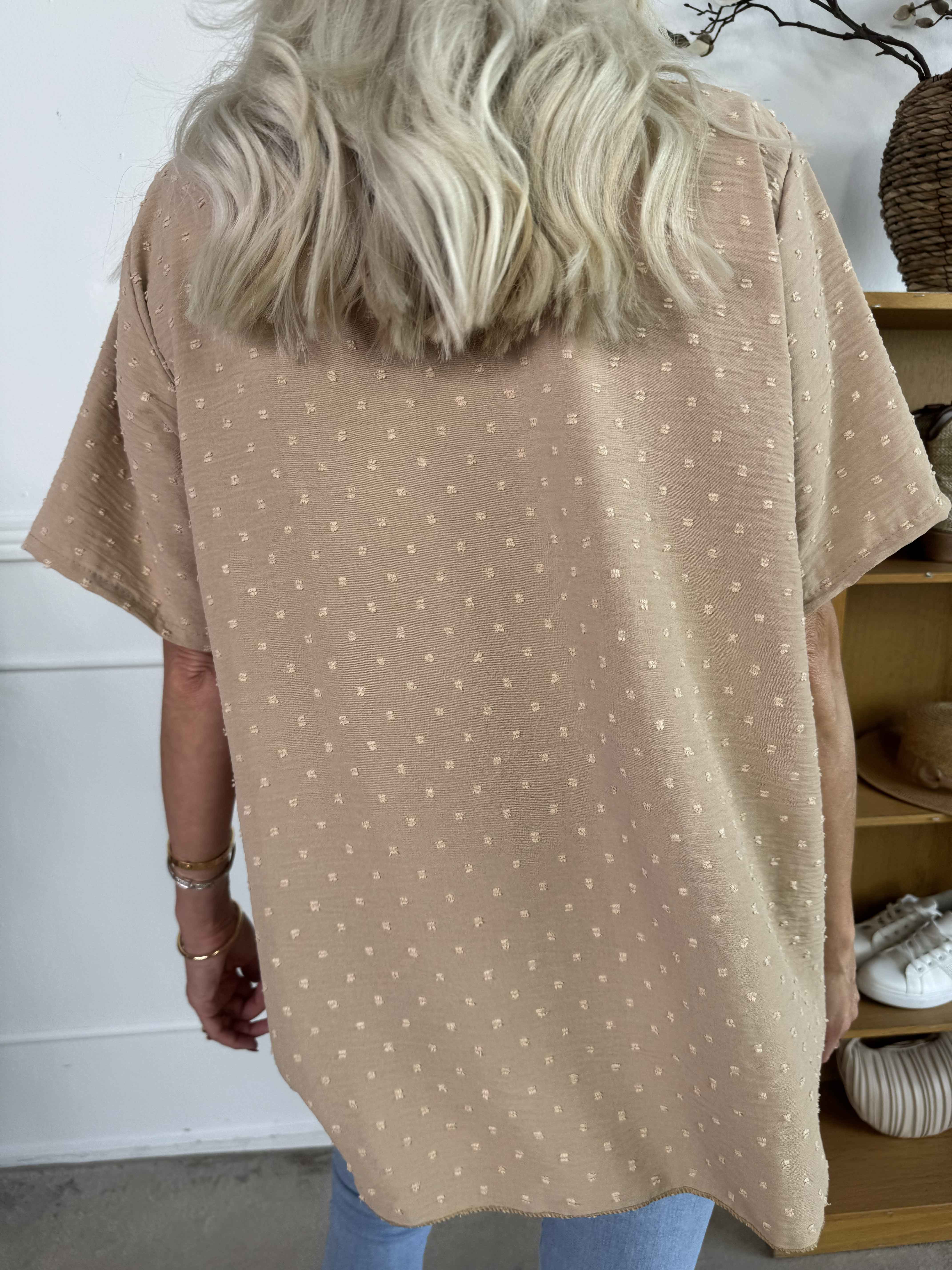 Bloom - Sød tunika med flæsekant og sløjfe